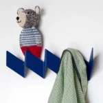 Peppermint Products Wandgarderobe ZigZag in blau